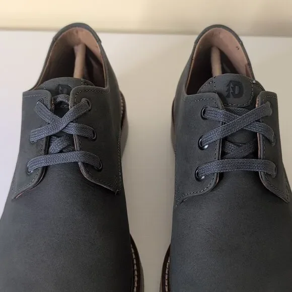 Dunham Men's 8 2E Clyde Plaintoe Dark Grey Suede Shoes, NEW - Picture 5 of 13